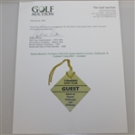 Turnberry Golf Club Guest Admit to Course, Clubhouse, & Clubtent Ticket #501 - Undated - Deane Beman Collection