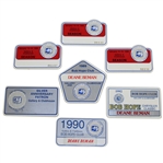 Deane Beman's Seven Bob Hope Classic Gallery & Clubhouse Badges - Various Years