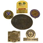 Deane Beman's Six Colonial Badges - Various Years