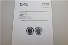 Deane Beman's 2012 World Golf Hall of Fame Induction Ceremony Pins