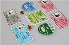 Deane Beman's Kemper Open Clubhouse, Guest, TPC Staff, & Grounds Badges with Two Pins