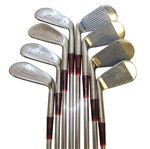 1953 Jimmy E. Thompson Personal Top-Flite Synchro-Dyned Stainless Steel Set of Irons 2-9