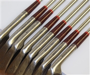 1953 Jimmy E. Thompson Personal Top-Flite Synchro-Dyned Stainless Steel Set of Irons 2-9