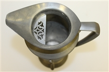Large Golf Club Lined/Themed Revere Pewter Pitcher