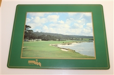 Set of Four Cork Board Pimpernel Pebble Beach Golf Links Placemats - 12 x 16