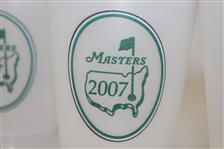 2007 Masters Logo Reusable Cups - Four 