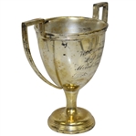 1902 Wannamossett Golf Club Mixed Foursome Silver Plated Loving Cup Trophy