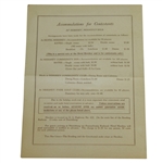 1937 Hershey Open Golf Tournament Program at Hershey Country Club - H.G. Picard Winner