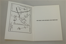 'Of Golf and Dukes and Princes' 1st Ed. Presentation Copy Signed by Author James Nolan
