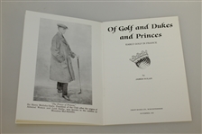 'Of Golf and Dukes and Princes' 1st Ed. Presentation Copy Signed by Author James Nolan