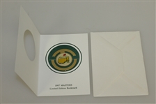 1997 Masters Tournament Limited Edition Bookmark in Original Booklet & Envelope