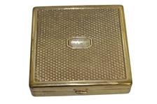 Gold Tone Metal Valet 'AutoStrop' Safety Razor Hole In One Award w/ Case & Accouterments - Engraved 'R. H. M. Hole In One'