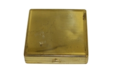 Gold Tone Metal Valet 'AutoStrop' Safety Razor Hole In One Award w/ Case & Accouterments - Engraved 'R. H. M. Hole In One'