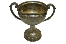 1914 Silver Plate Loving Cup Brockton (MA) CC Crest Medal Event - Best Gross Score By Arthur J. Chase