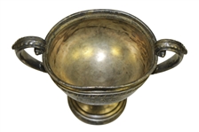 1914 Silver Plate Loving Cup Brockton (MA) CC Crest Medal Event - Best Gross Score By Arthur J. Chase
