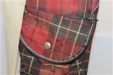 Vintage Plaid Canvas Club Bag - Unmarked