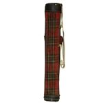 Vintage Plaid Canvas Club Bag - Unmarked