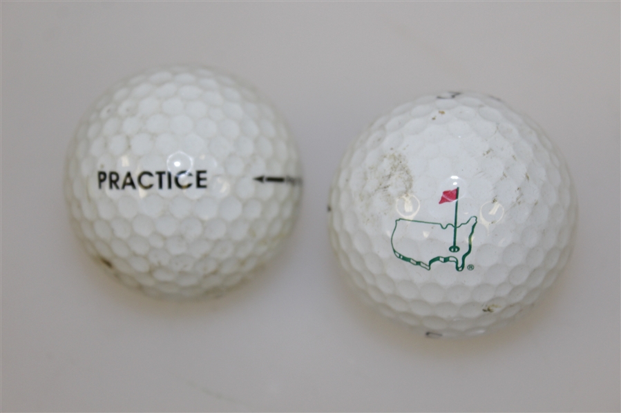 Augusta National Golf Club Titleist Range Practice Balls & Golf Ball Bag