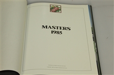 1985 Masters Tournament Annual Book - Bernard Langer Winner