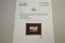 Black & White Dutch Golf Print Framed & Matted