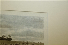 'Golfing On Minchinhampton Common, A Hazard On The Ladies' Course' Print by Lucien Davis