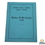 1930 Bush Hill Park Golf Club Rules & Bye-Laws Booklet