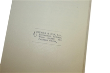 1930 Bush Hill Park Golf Club Rules & Bye-Laws Booklet
