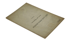 1903 North Berwick New Club Rules and Regulations Booklet - Proof Copy