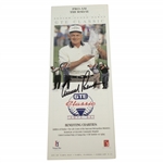Arnold Palmer Signed 1998 GTE Classic Pairing Guide JSA ALOA