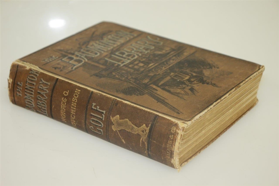 1890 'The Badminton Library' Book by Horace Hutchinson - 2nd Edition