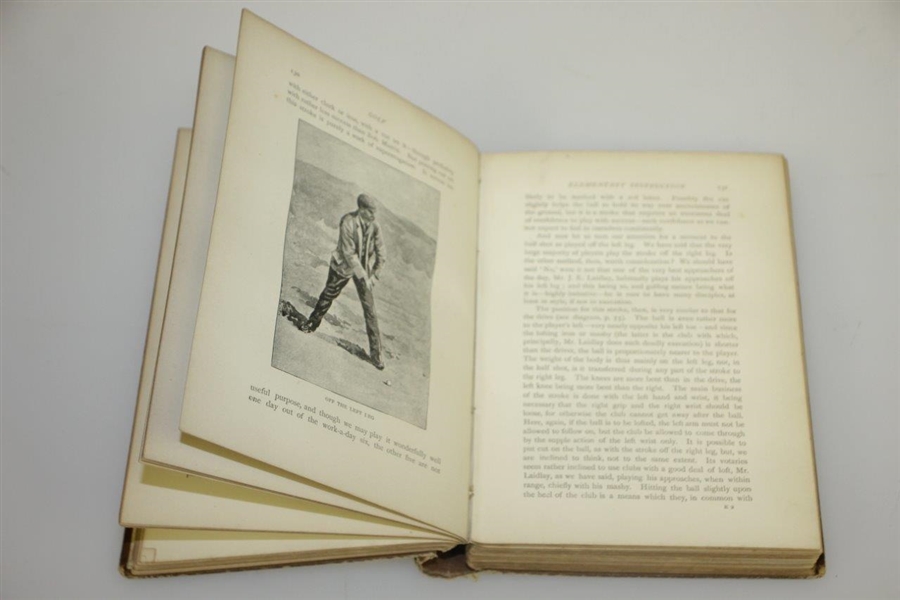 1890 'The Badminton Library' Book by Horace Hutchinson - 2nd Edition