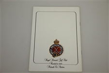 1980 Royal Portrush Golf Club Official Handbook w/ Dunluce Links Scorecard