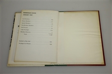 1969 Baltusrol Golf Club Hardcover Members Book