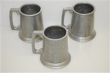 1979 Walter Hagen Celebrity Golf Classic Pewter Tankards / Steins Set