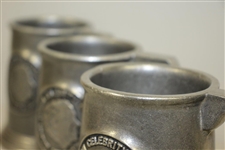 1979 Walter Hagen Celebrity Golf Classic Pewter Tankards / Steins Set
