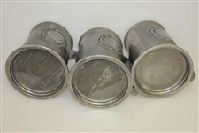 1979 Walter Hagen Celebrity Golf Classic Pewter Tankards / Steins Set