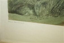 West Sussex The Short Fifth Print - 1953 by Ernest Greenwood