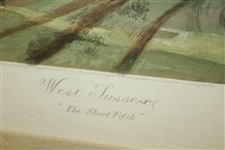 West Sussex The Short Fifth Print - 1953 by Ernest Greenwood
