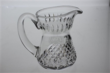 PGA Etched Cut Crystal Coffee Creamer Pitcher - Gift From PGA of America to Past President
