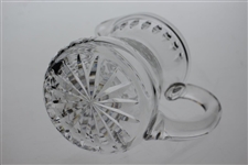 PGA Etched Cut Crystal Coffee Creamer Pitcher - Gift From PGA of America to Past President