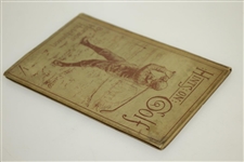 1891 'Hints on Golf' Book by Horace Hutchinson 