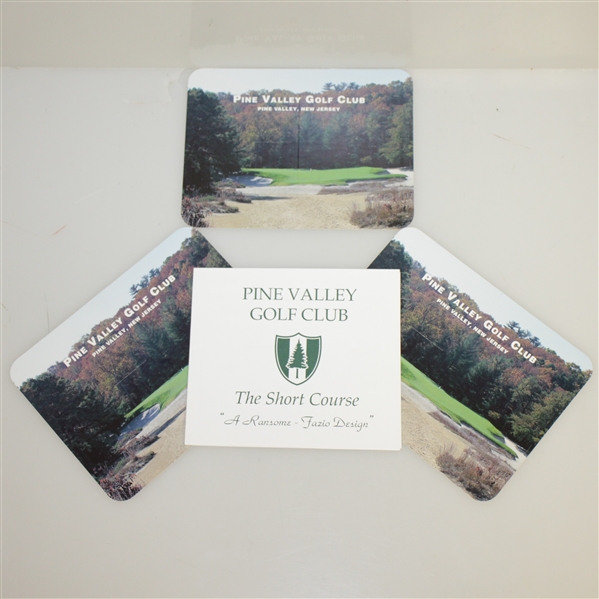 Pine Valley Scorecards Including Short Course by Fazio & Ransome