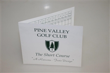 Pine Valley Scorecards Including Short Course by Fazio & Ransome