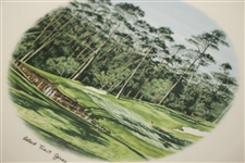 1973 Pebble Beach's Spyglass Hill Golf Course 'Robert Trent Jones Collection' Fine China Plate