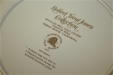 1973 Pebble Beach's Spyglass Hill Golf Course 'Robert Trent Jones Collection' Fine China Plate