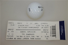 Rory McIlroy Personal RORS 2019 The Players Used TaylorMade 22 Golf Ball 
