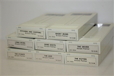 Arnold Palmer Golf Lesson Instructional Tapes w/ Pamphlets