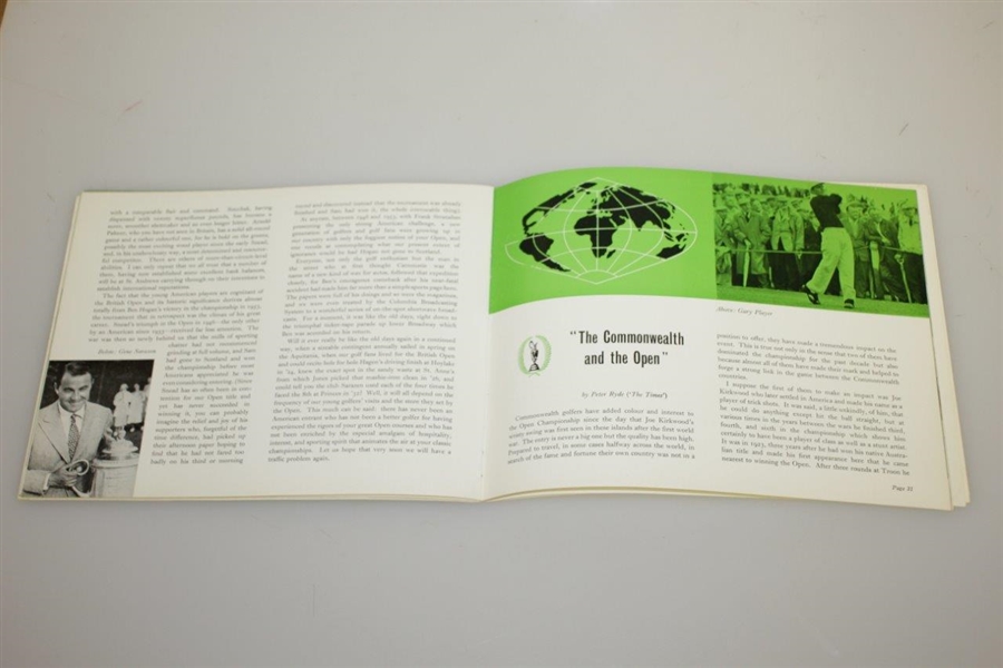 'A Century of Golf 1860 to 1960' Open Championship Souvenir Book