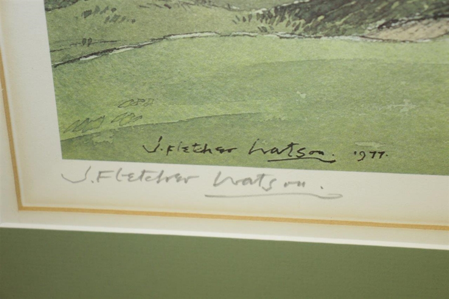 J. Fletcher Watson Ltd Ed R&A Clubhouse Print #729/850 - Framed