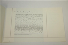 Merion Golf Club 'A Letter From Ben' 20pg Booklet with Historical Hogan Photos & Articles